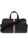Paul Smith Black Signature Stripe Duffle Bag