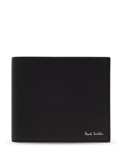 PAUL SMITH PAUL SMITH SIGNATURE STRIPE LEATHER WALLET