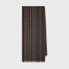Paul Smith 'signature Stripe' Merino Wool Scarf Multicolour In Multi