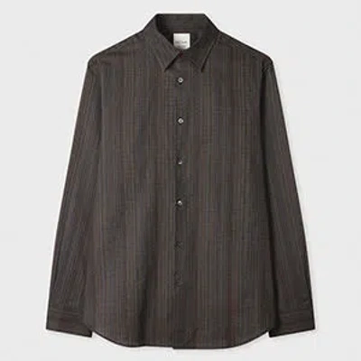 Paul Smith Shirts Multicolour In Brown