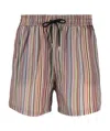 Paul Smith Signature Stripe Swim Shorts In Nude