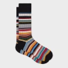 PAUL SMITH 'SIGNATURE STRIPE' RIBBED SOCKS MULTICOLOUR
