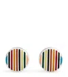Paul Smith Signature Stripe Round Cufflinks
