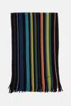 Paul Smith Men Scarf Db Side Strp In Multi