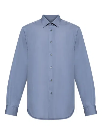 Paul Smith Signature Stripe Shirt In Blue