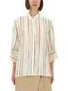 Paul Smith Camicia Signature Stripe In Neutral