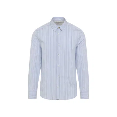 Paul Smith Signature Stripe Shirt In Blue