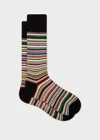 Paul Smith Men Sock Multistripe In Multicolour