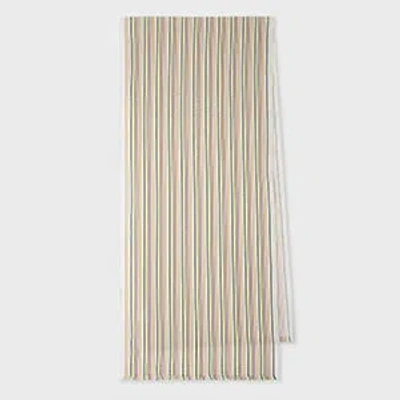 Paul Smith 'signature Stripe' Stitch Scarf Multicolour