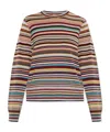 Paul Smith Signature Stripe Sweater In Nude