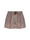 Paul Smith Stripe-print Shell Swim Shorts