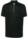 Paul Smith Signature Stripe Cotton Polo Shirt In Green