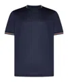 Paul Smith Signature Stripe Trim T-shirt In Blue