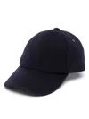 PAUL SMITH PAUL SMITH SIGNATURE STRIPE-TRIM WOOL CAP