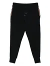 Paul Smith Relaxed Trousers With Drawstring And Pockets In Black