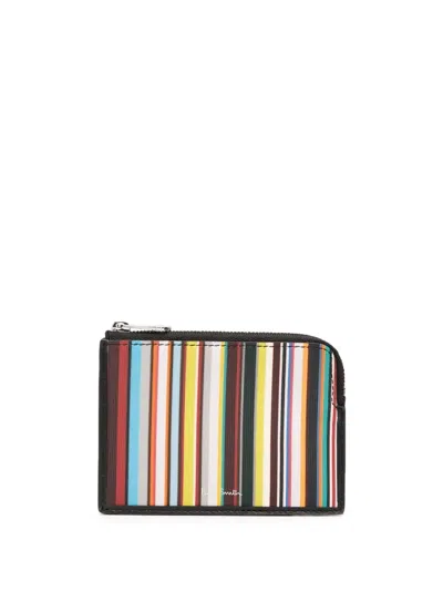 Paul Smith Portemonnaie Mit Signature-streifen In Multicolour