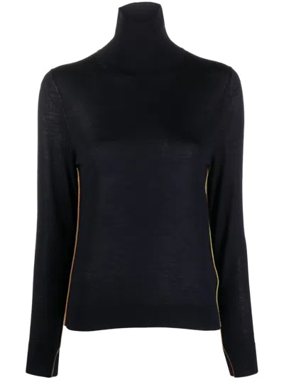 Paul Smith Black Signature Stripe Wool Jumper