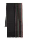 Paul Smith Wool-silk Signature Stripe Scarf