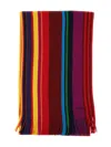 Paul Smith Signature-stripe Wool Scarf In Multi