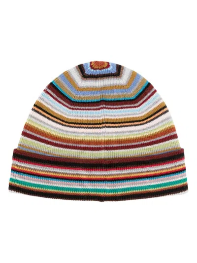 PAUL SMITH PAUL SMITH SIGNATURE STRIPES BEANIE