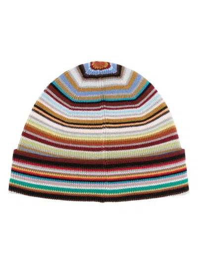 PAUL SMITH SIGNATURE STRIPES BEANIE