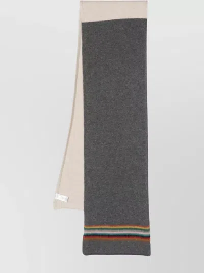 PAUL SMITH SIGNATURE STRIPES WOOL SCARF