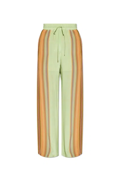Paul Smith Striped Trousers In Multi
