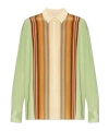Paul Smith Women's Pistachio Gradient 'signature Stripe' Shirt Green In Green