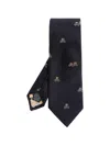 Paul Smith Silk Tie In Black