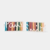 Paul Smith Silver 'signature Stripe' Cufflinks Multicolour In Multicolour
