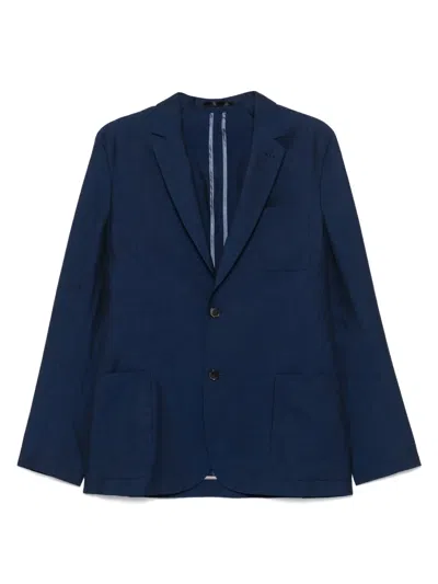 Paul Smith Single-breasted Blazer In Blue