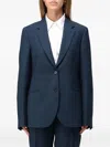 Paul Smith Single-breasted Blazer In Blue