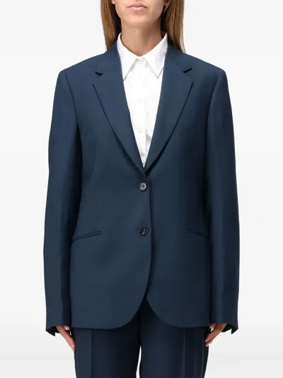 Paul Smith Single-breasted Blazer In Blue