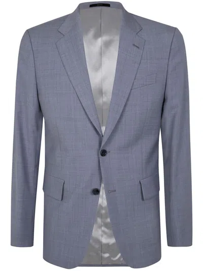 Paul Smith Men's Mens Tailored Fit 2 Buttons Jacket In Blue