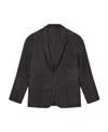Paul Smith Single-breasted Bouclé Blazer In Black