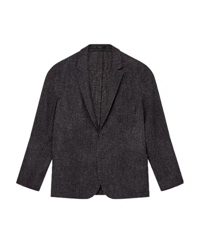 Paul Smith Single-breasted Bouclé Blazer In Black