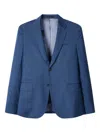 Paul Smith Single-breasted Pocket Jacket In Blue