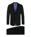Paul Smith Single-breasted Suit In Black