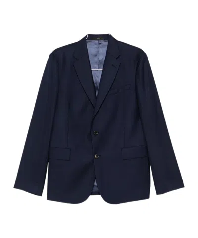 Paul Smith Single-breasted Suit In Blue