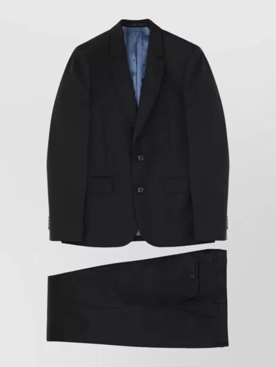 Paul Smith Single Breasted Suit Jacket And Trousers In Black