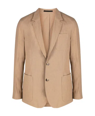 Paul Smith Single-breasted Suit Jacket In Nude