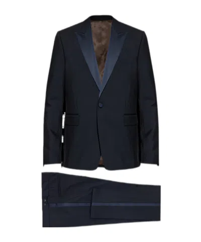 Paul Smith Single Breasted Two-piece Suit In Blue
