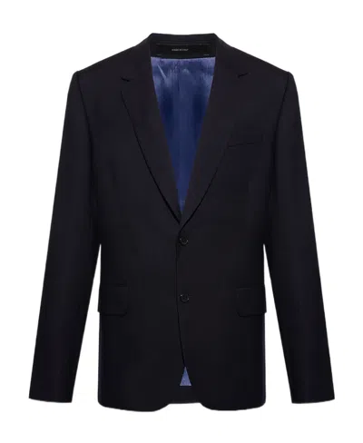 Paul Smith Single-breasted Wool Blazer In Black