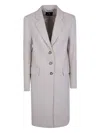 Paul Smith Single-breasted Wool Coat In Neutral