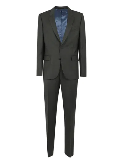 Paul Smith Single-breasted Wool Suit In Multi
