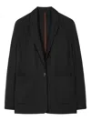 Paul Smith Single-button Blazer In Black