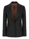 Paul Smith Single-button Wool Blazer In Black