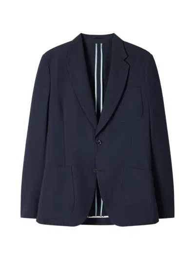 Paul Smith Single-breasted Blazer In Blue