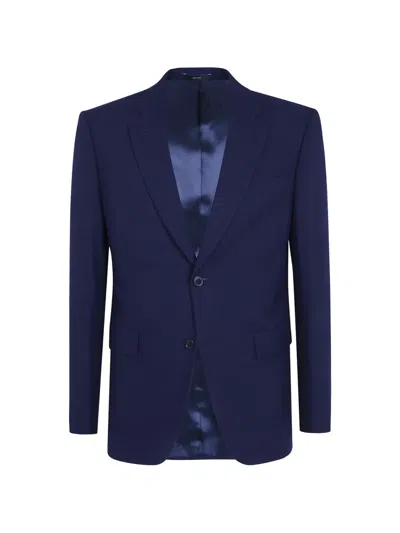 Paul Smith Mens Tailored Fit Two Button Suit Jacket In Blue
