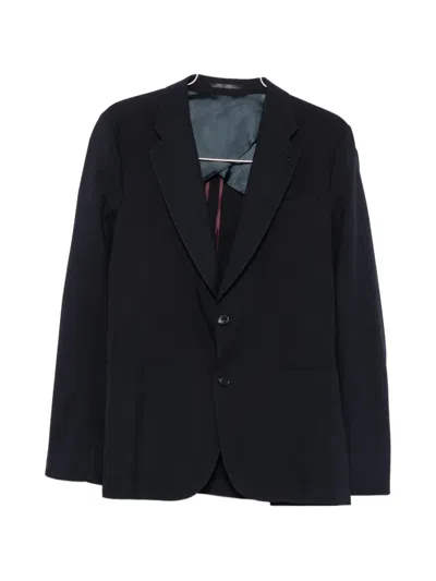 Paul Smith Single-breasted Wool Blazer In Black